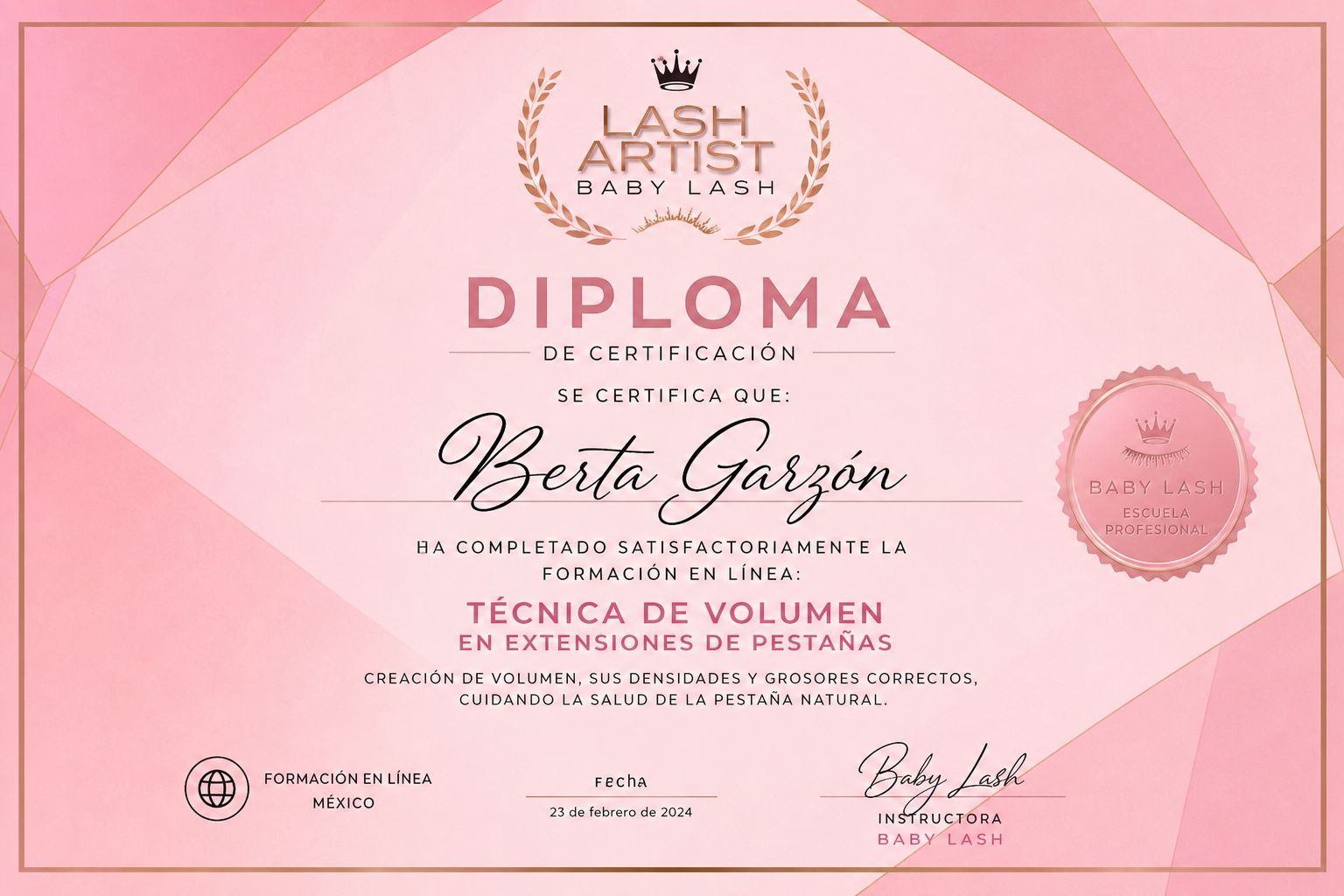 Certificat 2024
